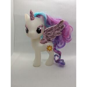 2016 HASBRO My Little Pony MLP Glittery Princess Celestia Friendship Is Magic 6"